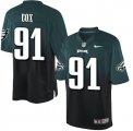 Wholesale Cheap Nike Eagles #91 Fletcher Cox Midnight Green/Black Men's Stitched NFL Elite Fadeaway Fashion Jersey