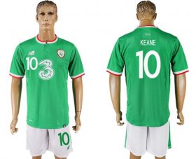 Wholesale Cheap Ireland #10 Keane Home Soccer Country Jersey