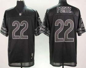 Wholesale Cheap Bears #22 Matt Forte Black Shadow Stitched NFL Jersey
