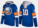 Wholesale Cheap Islanders #10 Alan Quine Blue Name And Number Hoodie