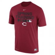 Wholesale Cheap Men's Cincinnati Reds Nike Red Authentic Collection Legend Team Issue Performance T-Shirt