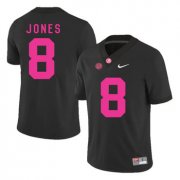 Wholesale Cheap Alabama Crimson Tide 8 Julio Jones Black 2017 Breast Cancer Awareness College Football Jersey