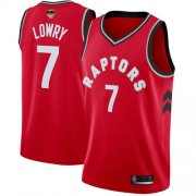 Wholesale Cheap Raptors #7 Kyle Lowry Red 2019 Finals Bound Basketball Swingman Icon Edition Jersey