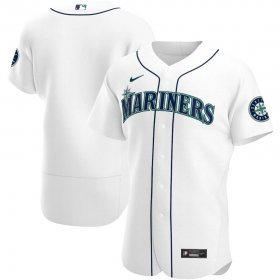 Wholesale Cheap Seattle Mariners Men\'s Nike White Home 2020 Authentic MLB Jersey