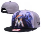 Wholesale Cheap Miami Marlins Snapback Ajustable Cap Hat GS 5