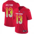 Wholesale Cheap Nike Colts #13 T.Y. Hilton Red Men's Stitched NFL Limited AFC 2018 Pro Bowl Jersey