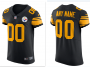 Wholesale Cheap Men's Pittsburgh Steelers Black Vapor Untouchable Custom Elite Stitched NFL Jersey
