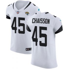 Wholesale Cheap Nike Jaguars #45 K\'Lavon Chaisson White Men\'s Stitched NFL New Elite Jersey