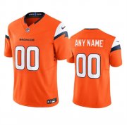Cheap Men's Denver Broncos Active Player Custom Orange 2024 F.U.S.E. Vapor Limited Football Stitched Jersey