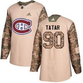 Wholesale Cheap Adidas Canadiens #90 Tomas Tatar Camo Authentic 2017 Veterans Day Stitched Youth NHL Jersey