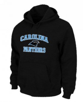 Wholesale Cheap Carolina Panthers Heart & Soul Pullover Hoodie Black