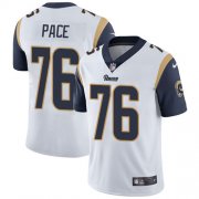 Wholesale Cheap Nike Rams #76 Orlando Pace White Men's Stitched NFL Vapor Untouchable Limited Jersey