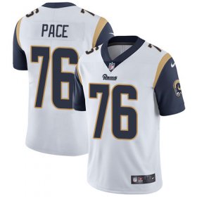 Wholesale Cheap Nike Rams #76 Orlando Pace White Men\'s Stitched NFL Vapor Untouchable Limited Jersey