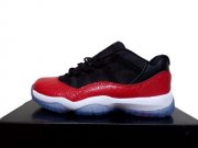 Wholesale Cheap Air Jordan 11 For Womens Shoes Fashion red/black