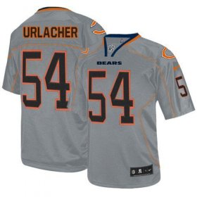Wholesale Cheap Nike Bears #54 Brian Urlacher Lights Out Grey Men\'s Stitched NFL Elite Jersey