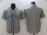 Wholesale Cheap Men Seattle Mariners Blank Grey Game 2021 Nike MLB Jersey