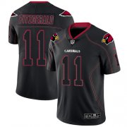 Wholesale Cheap Nike Cardinals #11 Larry Fitzgerald Lights Out Black Men's Stitched NFL Limited Rush Jersey