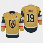 Cheap Vegas Golden Knights #19 Reilly Smith Youth 2020-21 Player Alternate Stitched NHL Jersey Gold