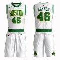 Wholesale Cheap Boston Celtics #46 Aron Baynes White Nike NBA Men's City Edition Suit Authentic Jersey