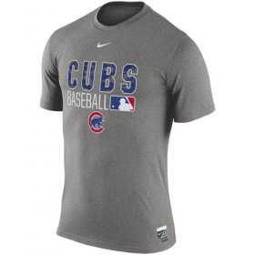 Wholesale Cheap Chicago Cubs Nike 2016 AC Legend Team Issue 1.6 T-Shirt Gray