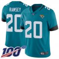 Wholesale Cheap Nike Jaguars #20 Jalen Ramsey Teal Green Alternate Men's Stitched NFL 100th Season Vapor Limited Jersey