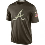 Wholesale Cheap Men's Atlanta Braves Salute To Service Nike Dri-FIT T-Shirt