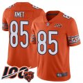 Wholesale Cheap Nike Bears #85 Cole Kmet Orange Men's Stitched NFL Limited Rush 100th Season Jersey
