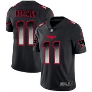 Wholesale Cheap Nike Patriots #11 Julian Edelman Black Men's Stitched NFL Vapor Untouchable Limited Smoke Fashion Jersey
