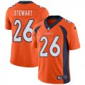 Wholesale Cheap Nike Broncos #26 Darian Stewart Orange Team Color Men's Stitched NFL Vapor Untouchable Limited Jersey