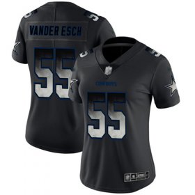 Wholesale Cheap Nike Cowboys #55 Leighton Vander Esch Black Women\'s Stitched NFL Vapor Untouchable Limited Smoke Fashion Jersey