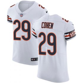 Wholesale Cheap Nike Bears #29 Tarik Cohen White Men\'s Stitched NFL Vapor Untouchable Elite Jersey
