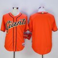 Wholesale Cheap Giants Blank Orange Cool Base Stitched MLB Jersey