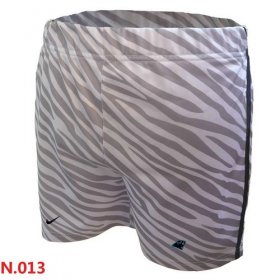 Wholesale Cheap Women\'s Nike NFL Carolina Panthers Embroidered Team Logo Zebra Stripes Shorts