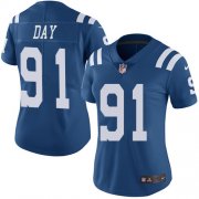 Wholesale Cheap Nike Colts #91 Sheldon Day Royal Blue Women's Stitched NFL Limited Rush Jersey