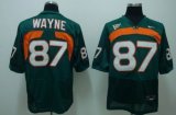 Wholesale Cheap Miami Hurricanes #87 Wayne Green Jersey