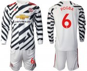 Wholesale Cheap 2021 Men Manchester united away long sleeve 6 soccer jerseys