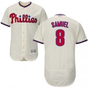 Wholesale Cheap Phillies #8 Juan Samuel Cream Flexbase Authentic Collection Stitched MLB Jersey