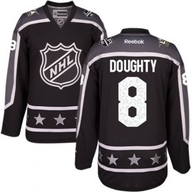 Wholesale Cheap Kings #8 Drew Doughty Black 2017 All-Star Pacific Division Women\'s Stitched NHL Jersey