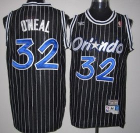 Wholesale Cheap Orlando Magic #32 Shaquille O\'neal Black Swingman Throwback Jersey