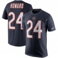 Wholesale Cheap Chicago Bears #24 Jordan Howard Nike Player Pride Name & Number T-Shirt Navy