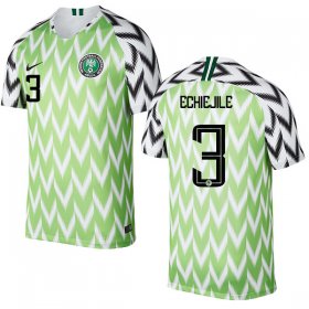 Wholesale Cheap Nigeria #3 Echiejile Home Soccer Country Jersey