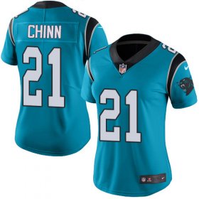 Wholesale Cheap Nike Panthers #21 Jeremy Chinn Blue Alternate Women\'s Stitched NFL Vapor Untouchable Limited Jersey
