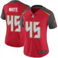 Wholesale Cheap Nike Buccaneers #45 Devin White Red Team Color Women's Stitched NFL Vapor Untouchable Limited Jersey