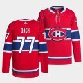 Wholesale Cheap Men's Montreal Canadiens #77 Kirby Dach Red Stitched Jersey