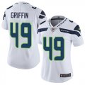 Wholesale Cheap Nike Seahawks #49 Shaquem Griffin White Women's Stitched NFL Vapor Untouchable Limited Jersey