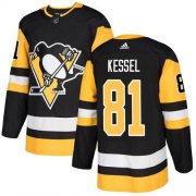 Wholesale Cheap Adidas Penguins #81 Phil Kessel Black Home Authentic Stitched Youth NHL Jersey