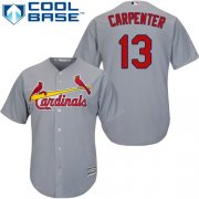 Wholesale Cheap Cardinals #13 Matt Carpenter Grey Cool Base Stitched Youth MLB Jersey
