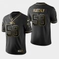 Wholesale Cheap Carolina Panthers #59 Luke Kuechly Vapor Limited Black Golden Jersey
