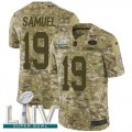 Wholesale Cheap Nike 49ers #19 Deebo Samuel Camo Super Bowl LIV 2020 Men's Stitched NFL Limited 2018 Salute To Service Jersey