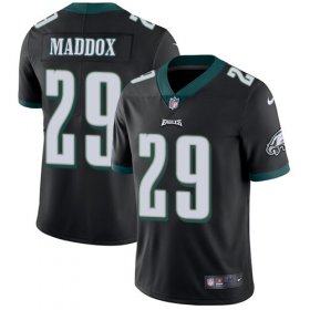 Wholesale Cheap Nike Eagles #29 Avonte Maddox Black Alternate Men\'s Stitched NFL Vapor Untouchable Limited Jersey